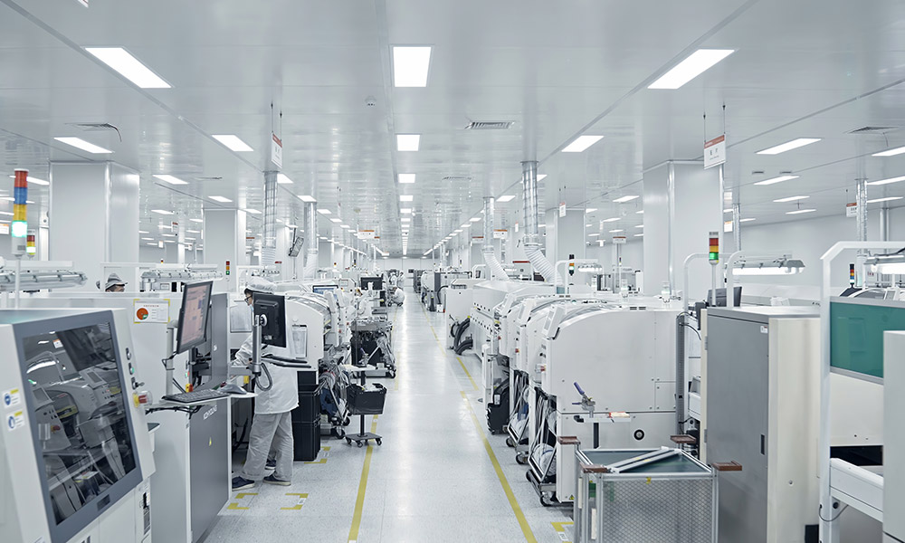 陽光電源光伏逆變器SMT生產(chǎn)車間自動化產(chǎn)線 陽光電源光伏逆變器SMT生產(chǎn)車間自動化產(chǎn)線